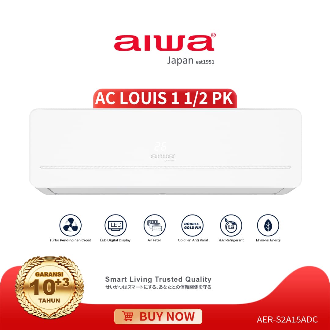 AC SPLIT WALL ON/OFF LOUIS (S2A) SERIES - 1,5 PK