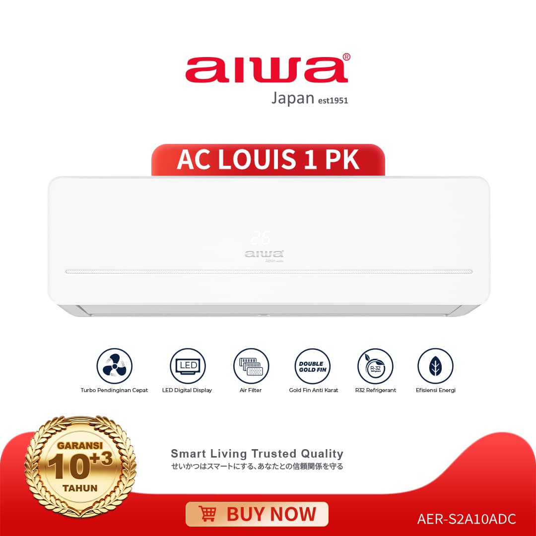 AC SPLIT WALL ON/OFF LOUIS (S2A) SERIES - 1 PK