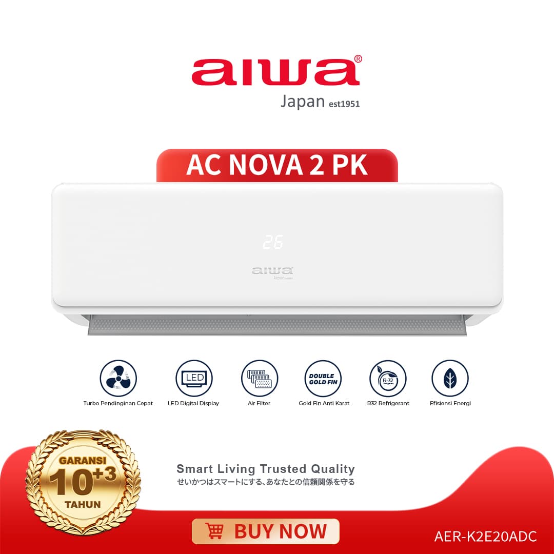 AC SPLIT WALL ON/OFF NOVA (K2E) SERIES - 2 PK